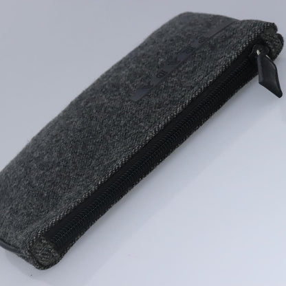 Prada Sport pouch Wool, BLACK, WOOL, Clutche & pouche