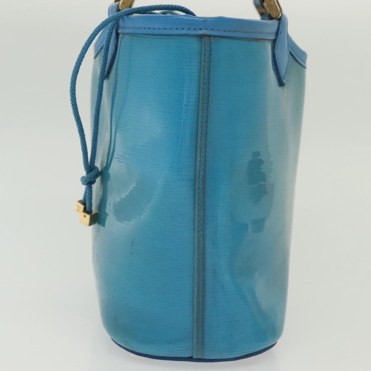 Louis Vuitton Plage Lagoon Bay Handbag Vinyl Epi Leather, BLUE, LEATHER, Handbag