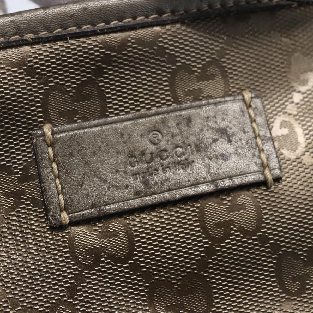 Gucci Plus Tote GG Imprime, SILVER, PVC, Tote bag