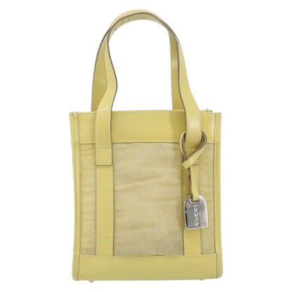 Gucci Vintage Handbag Leather, GREEN, LEATHER, Handbag