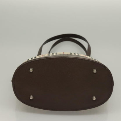 Burberry Nova Check Tote canvas check pattern, BEIGE, CANVAS, Tote bag