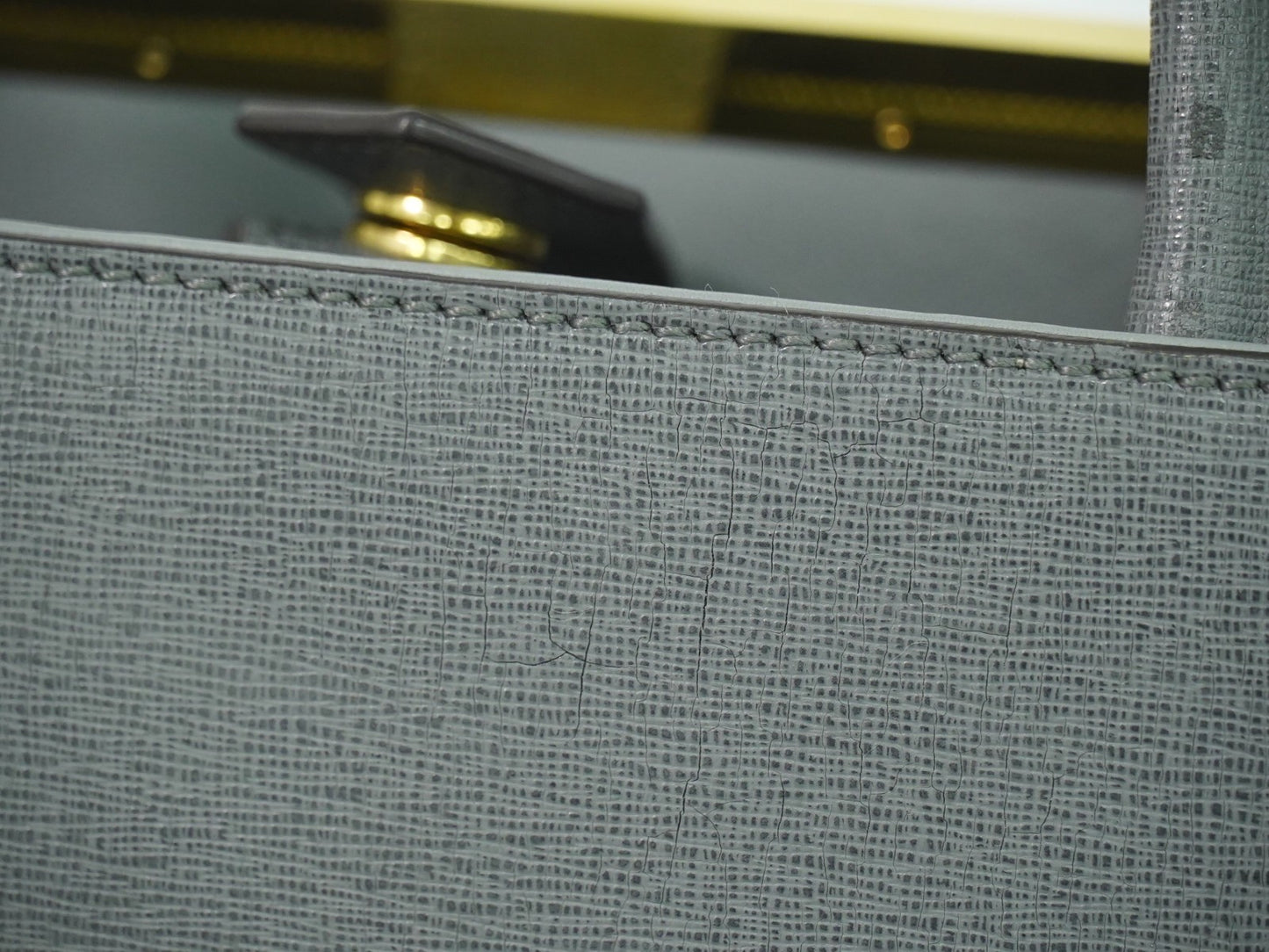 Fendi 2Jours Bag Leather, GRAY, LEATHER, Handbag