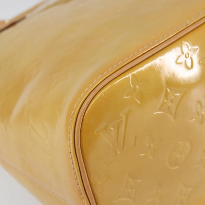 Louis Vuitton Houston Handbag Monogram Vernis, BEIGE, PATENT_LEATHER, Handbag