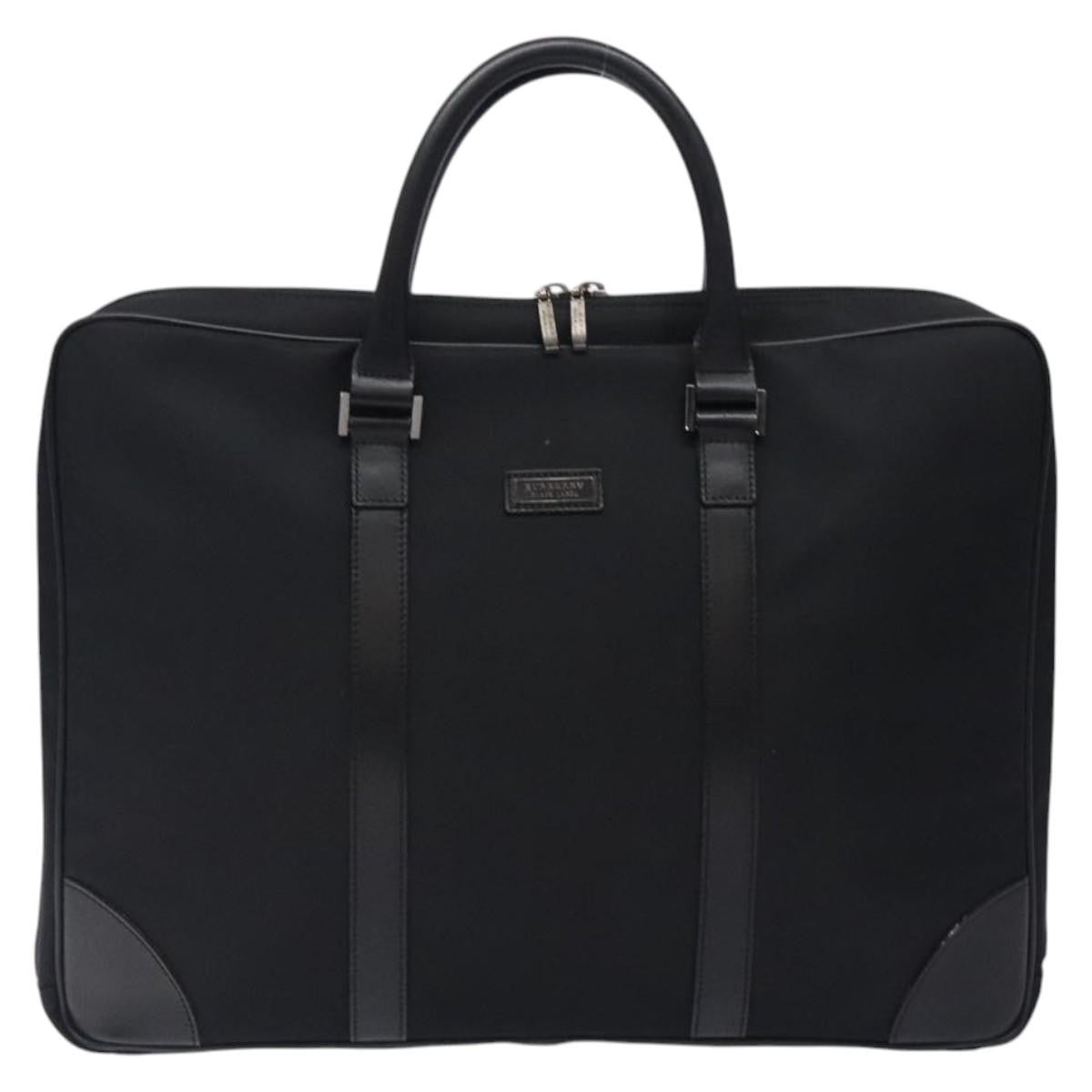 Burberry Black Label Business Bag Nylon, BLACK, NYLON, Briefcase