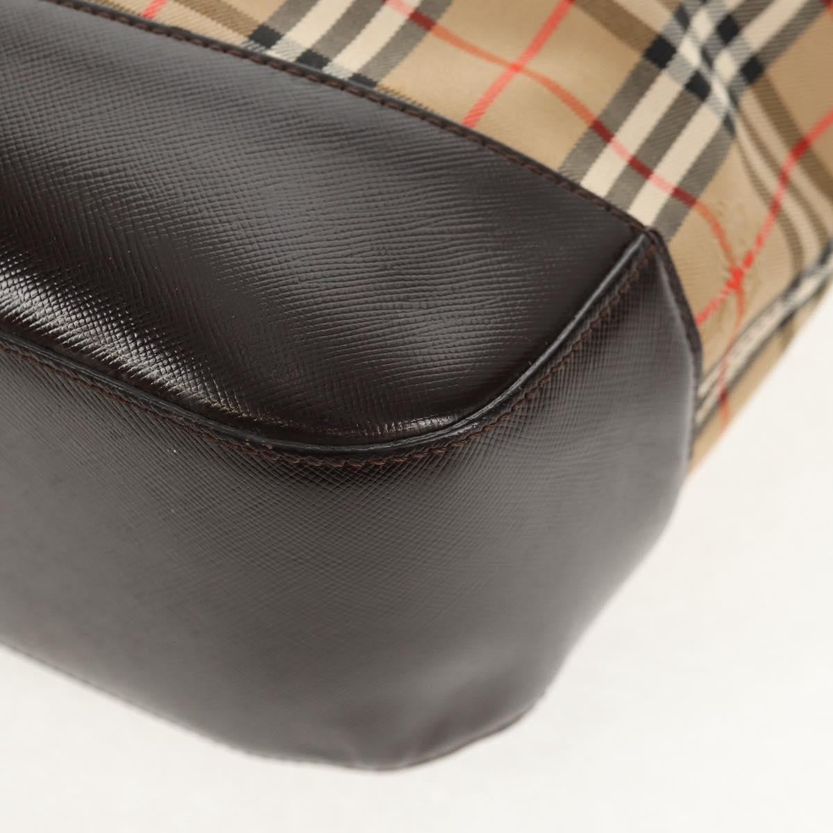 Burberry Nova Check Handbag Nova Check Canvas and leather, BEIGE, CANVAS, Handbag