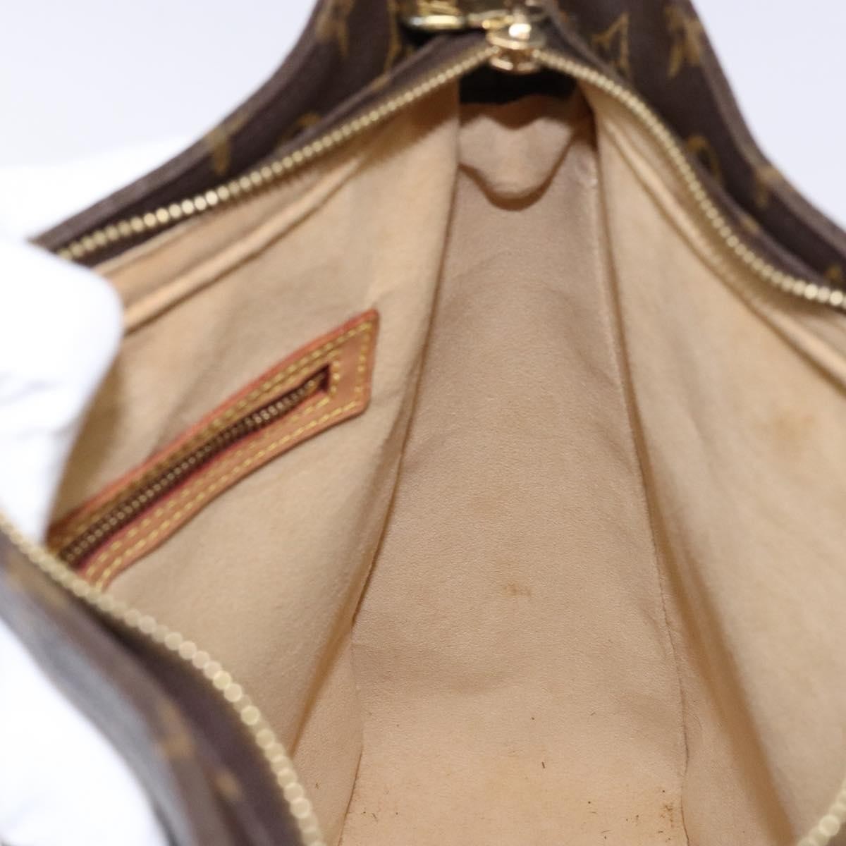 Louis Vuitton Looping Handbag Monogram Canvas, BROWN, CANVAS, Handbag