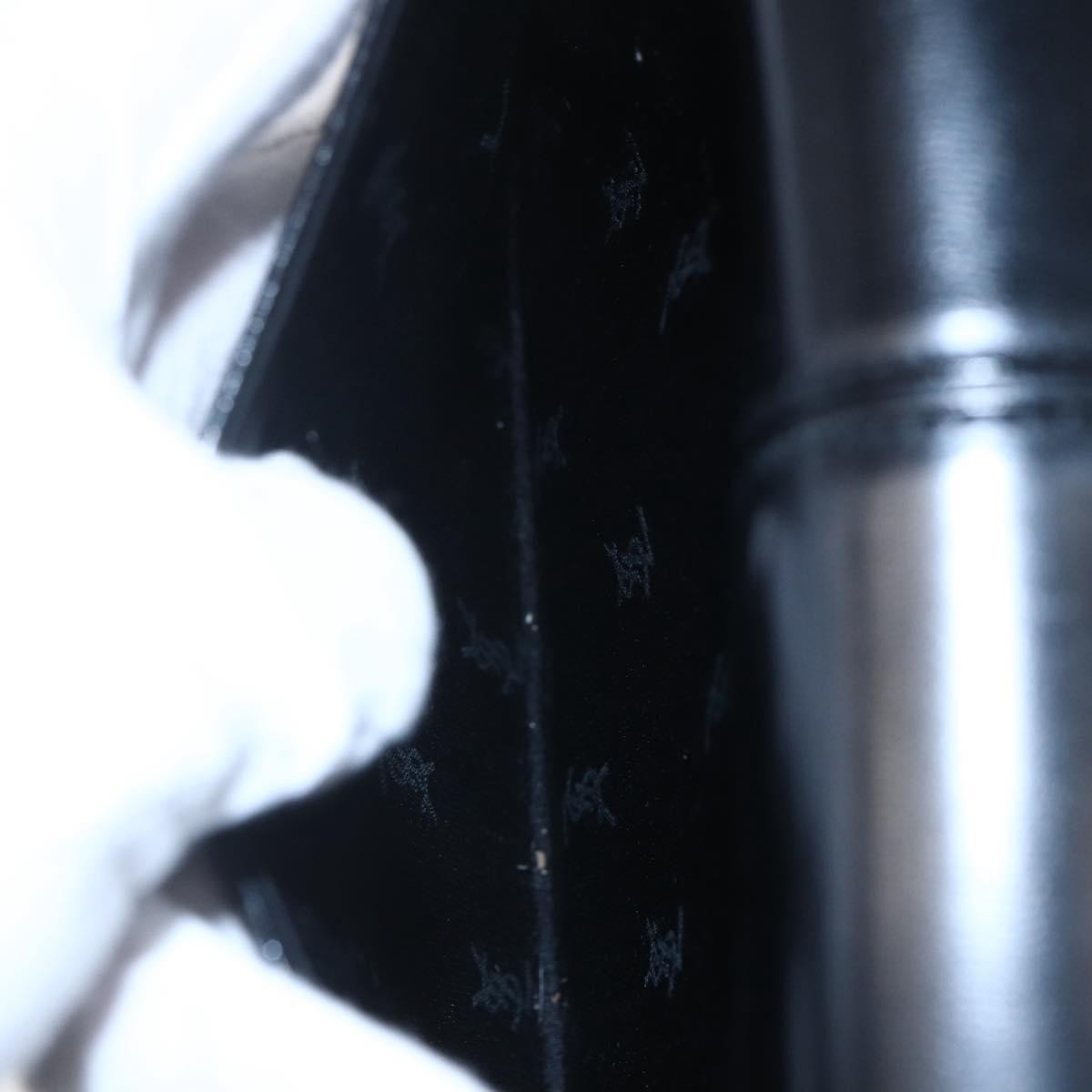 Saint Laurent Vintage Handbag Leather, BLACK, LEATHER, Handbag