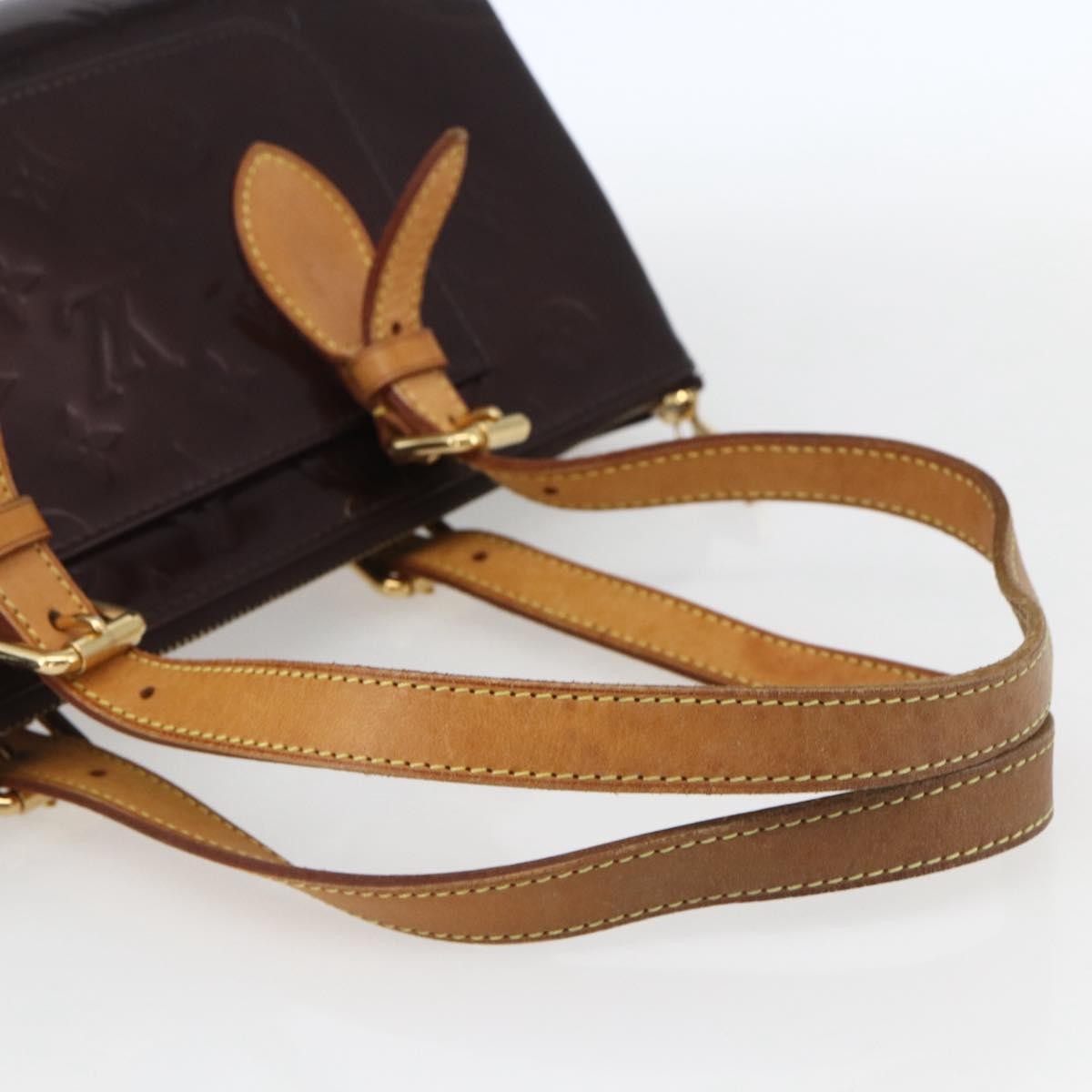 Louis Vuitton Rosewood Avenue Handbag Monogram Vernis, BURGUNDY, PATENT_LEATHER, Shoulder bag