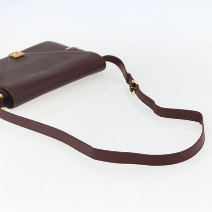 cartier Must de Cartier Shoulder Bag Leather, BURGUNDY, LEATHER, Shoulder bag