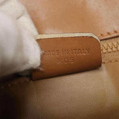 Celine Macadam Shoulder Bag PVC Leather, BEIGE, CANVAS, Shoulder bag