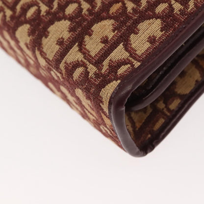 Christian Dior Vintage Trotter Handbag Canvas, RED, CANVAS, Handbag