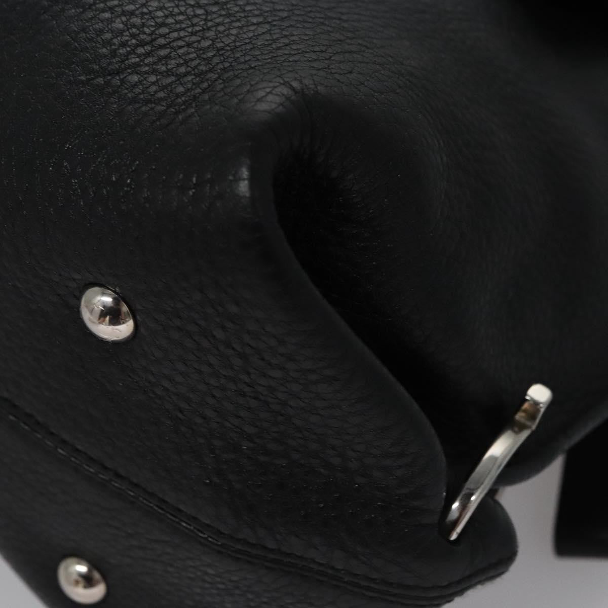 Salvatore Ferragamo Sofia Satchel Leather, BLACK, LEATHER, Handbag