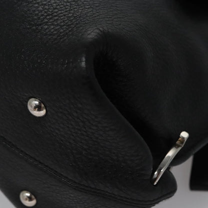 Salvatore Ferragamo Sofia Satchel Leather, BLACK, LEATHER, Handbag