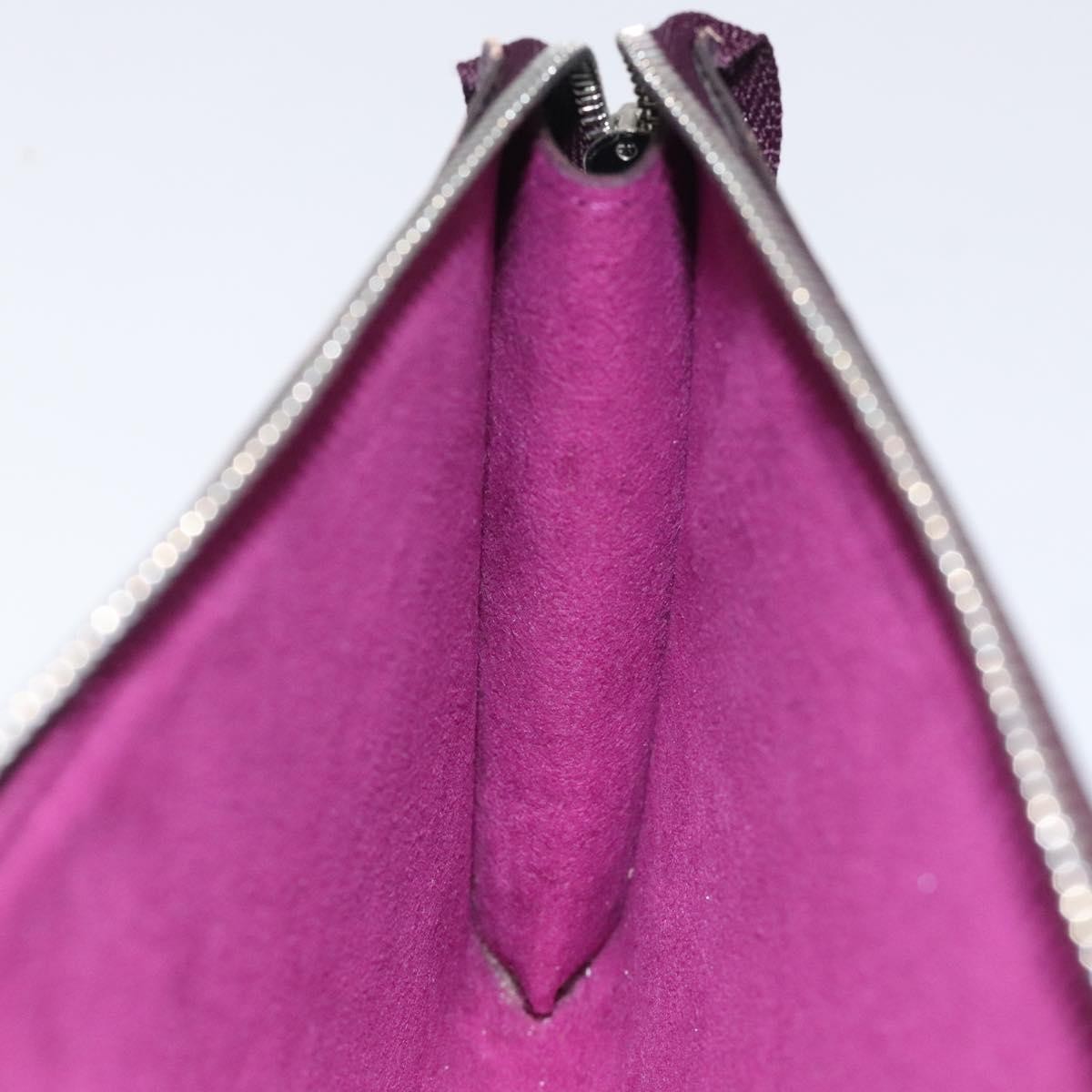 Louis Vuitton Pochette Accessoires Epi Leather, PURPLE, LEATHER, Clutche & pouche