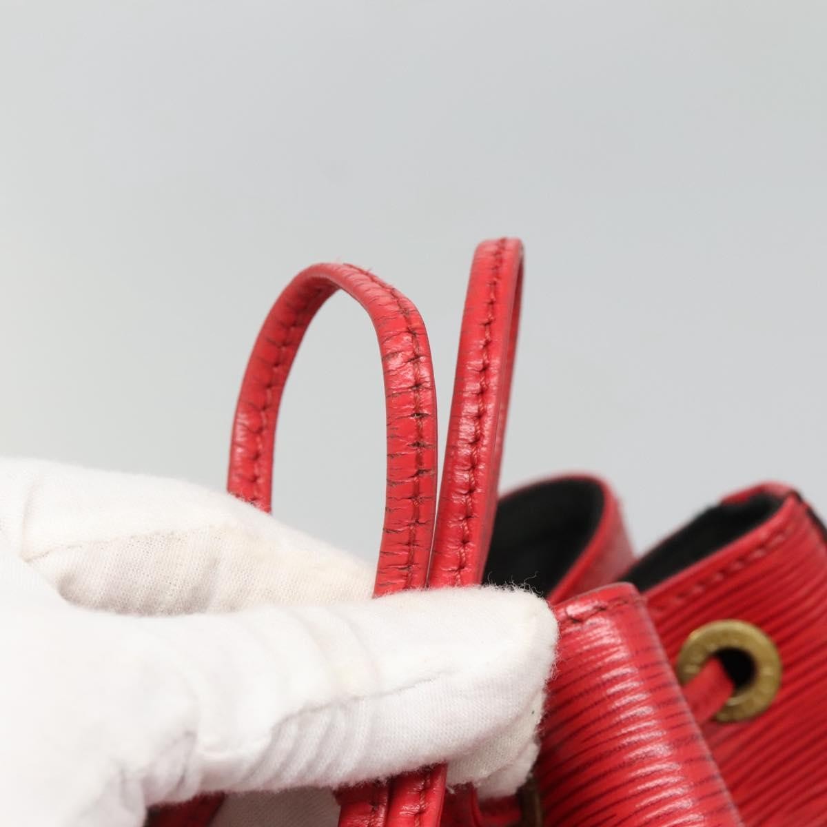 Louis Vuitton Noe Handbag Epi leather, RED, LEATHER, Handbag