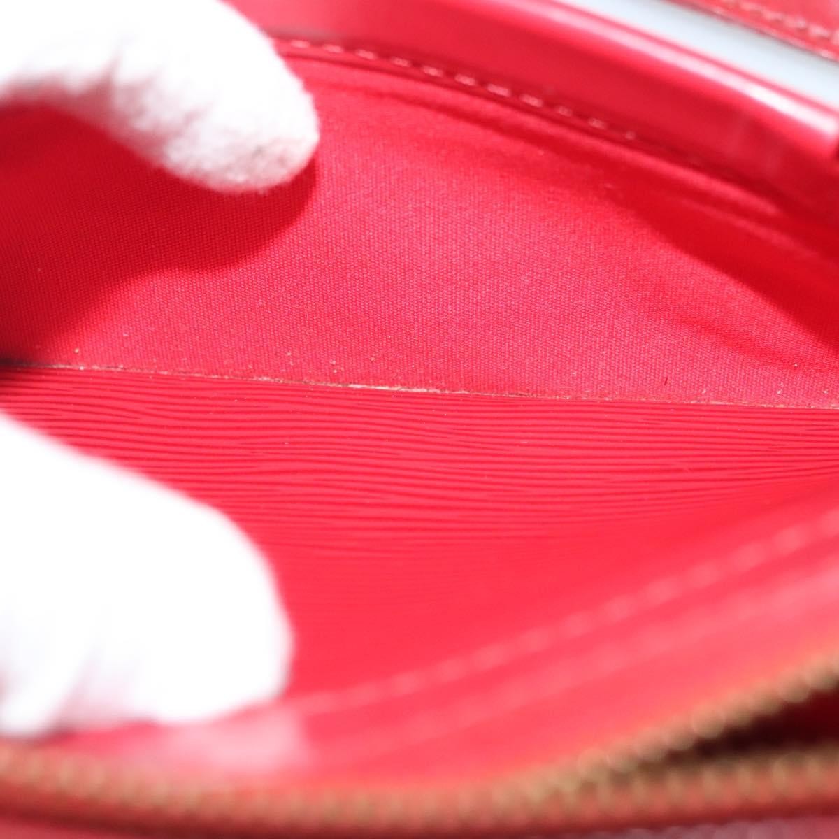 Louis Vuitton Danura Handbag Epi, RED, LEATHER, Handbag