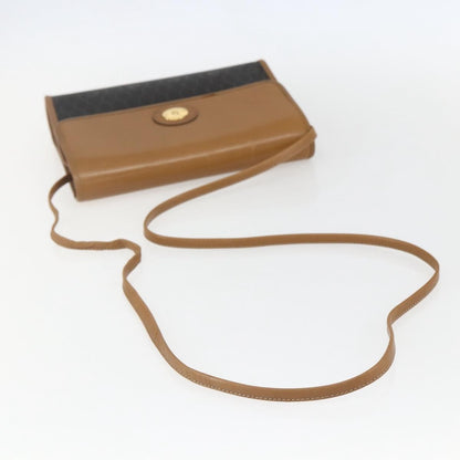 Christian Dior Vintage Honeycomb Shoulder Bag Canvas and Leather, BLACK, PVC, Shoulder bag