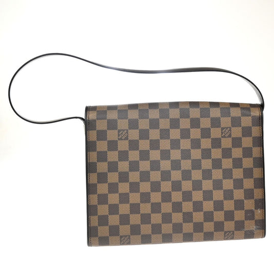 Louis Vuitton Tribeca Handbag Damier, BROWN, LEATHER, Shoulder bag