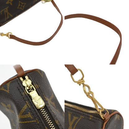 Louis Vuitton Papillon Pochette Monogram Canvas, BROWN, CANVAS, Clutche & pouche