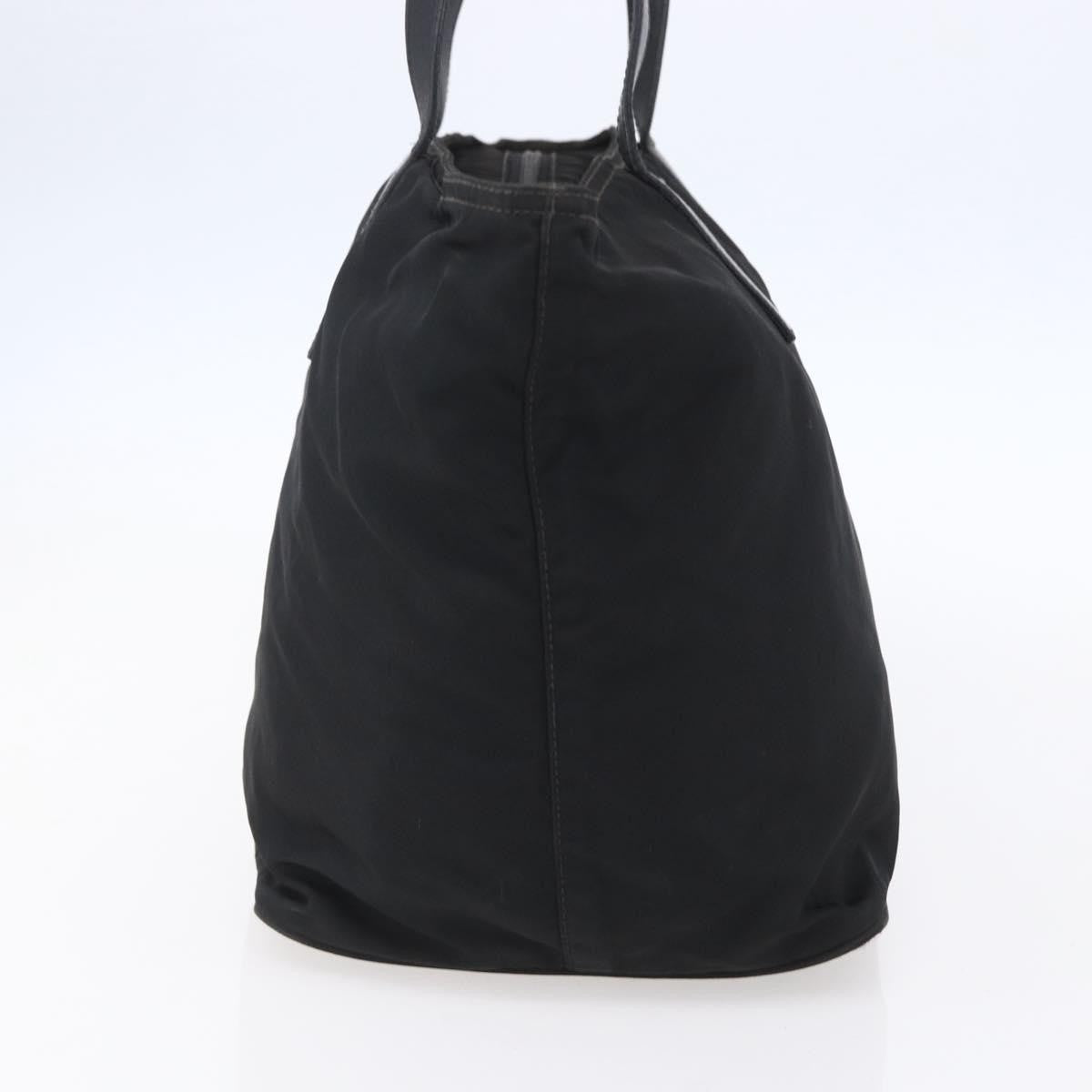 Prada Vintage Zip Tote Tessuto, BLACK, NYLON, Tote bag