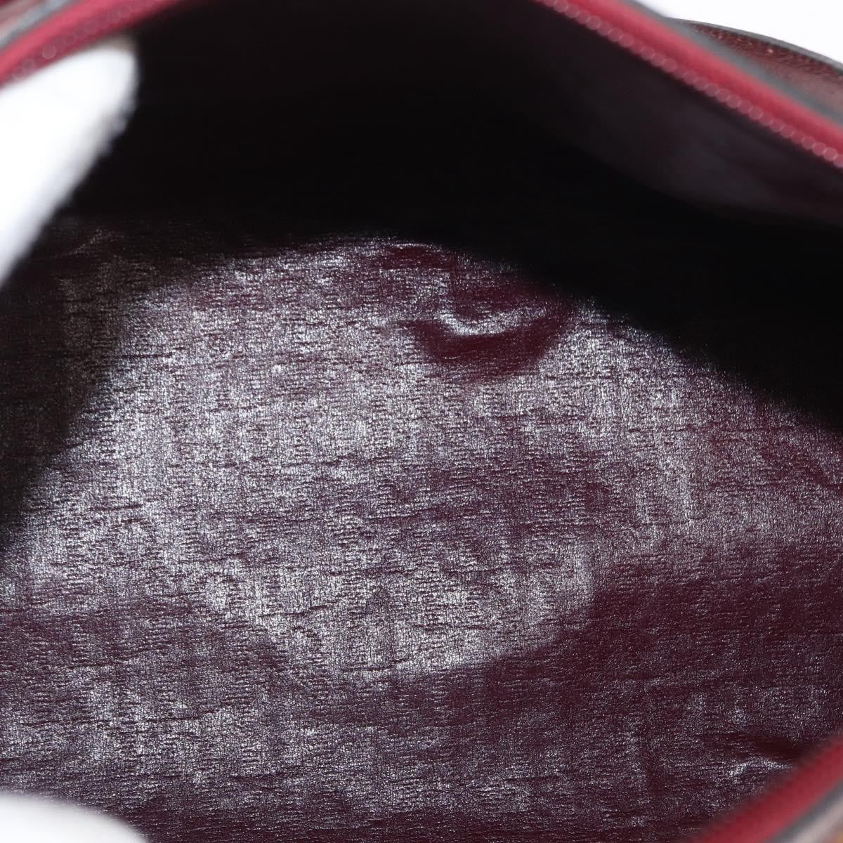 Christian Dior Vintage Trotter Handbag Canvas, RED, CANVAS, Handbag