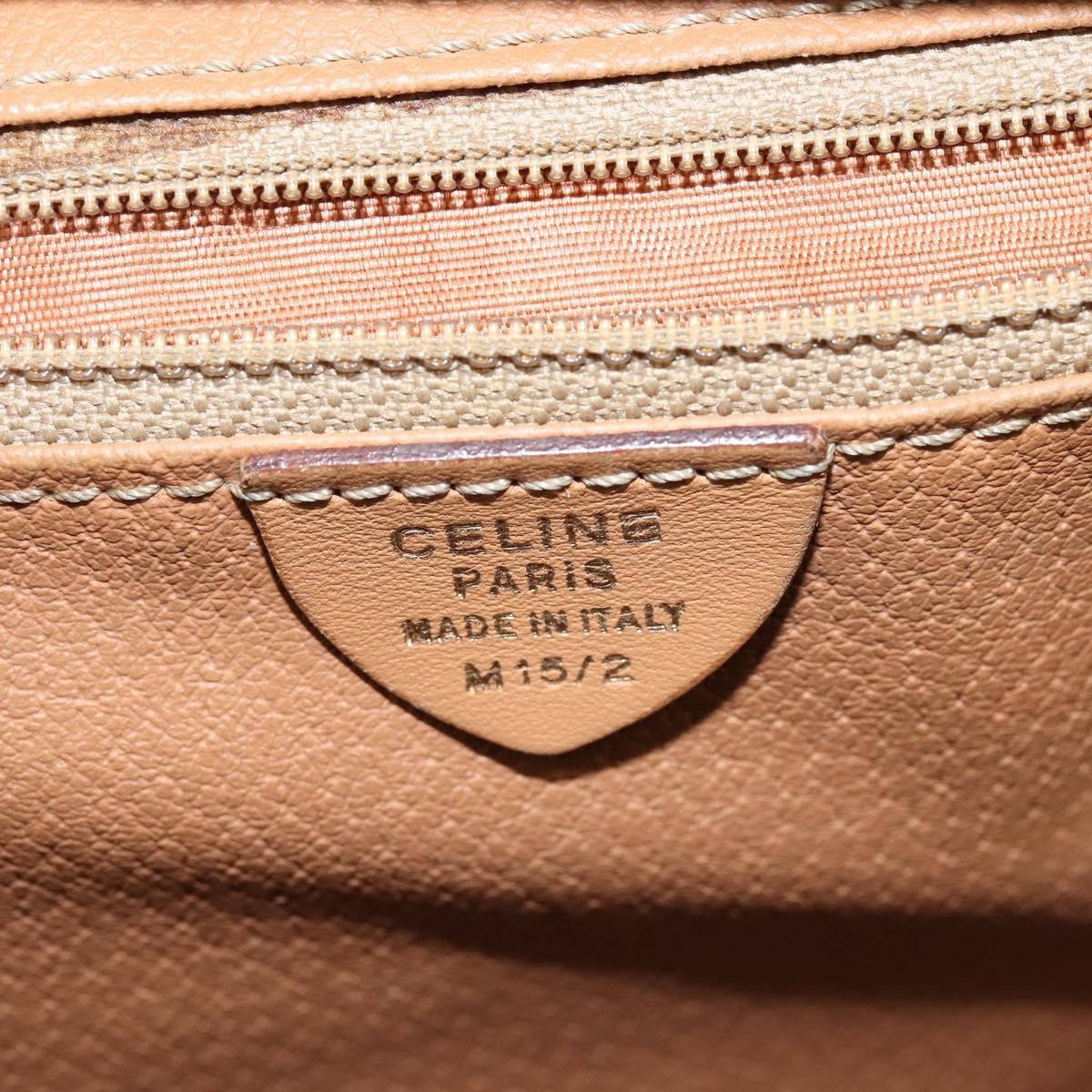 Celine Vintage Macadam Tote bag Canvas, BROWN, CANVAS, Tote bag