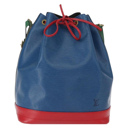 Louis Vuitton Tricolor Noe Handbag Epi Leather, BLUE, LEATHER, Shoulder bag