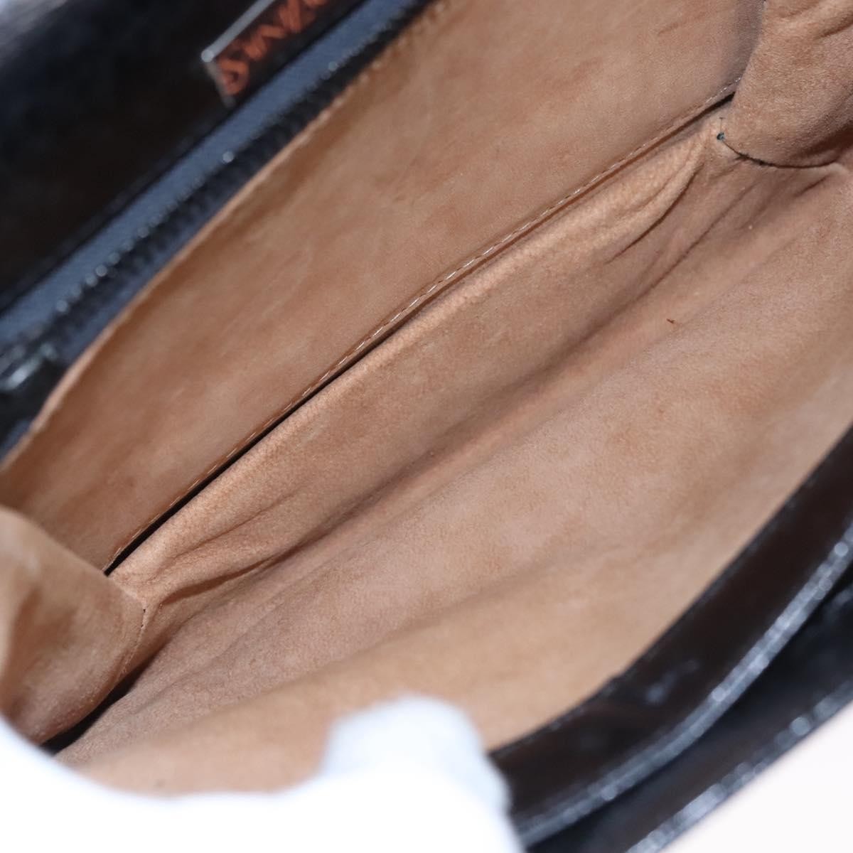 Saint Laurent Vintage Shoulder Bag Leather, BLACK, LEATHER, Shoulder bag