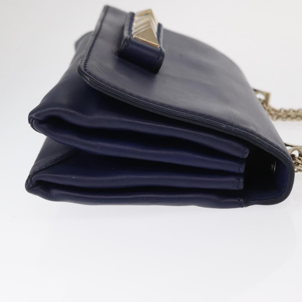 Valentino Garavani Va Va Voom Flap Shoulder Bag Leather, NAVY, LEATHER, Shoulder bag