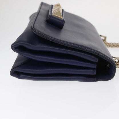 Valentino Garavani Va Va Voom Flap Shoulder Bag Leather, NAVY, LEATHER, Shoulder bag
