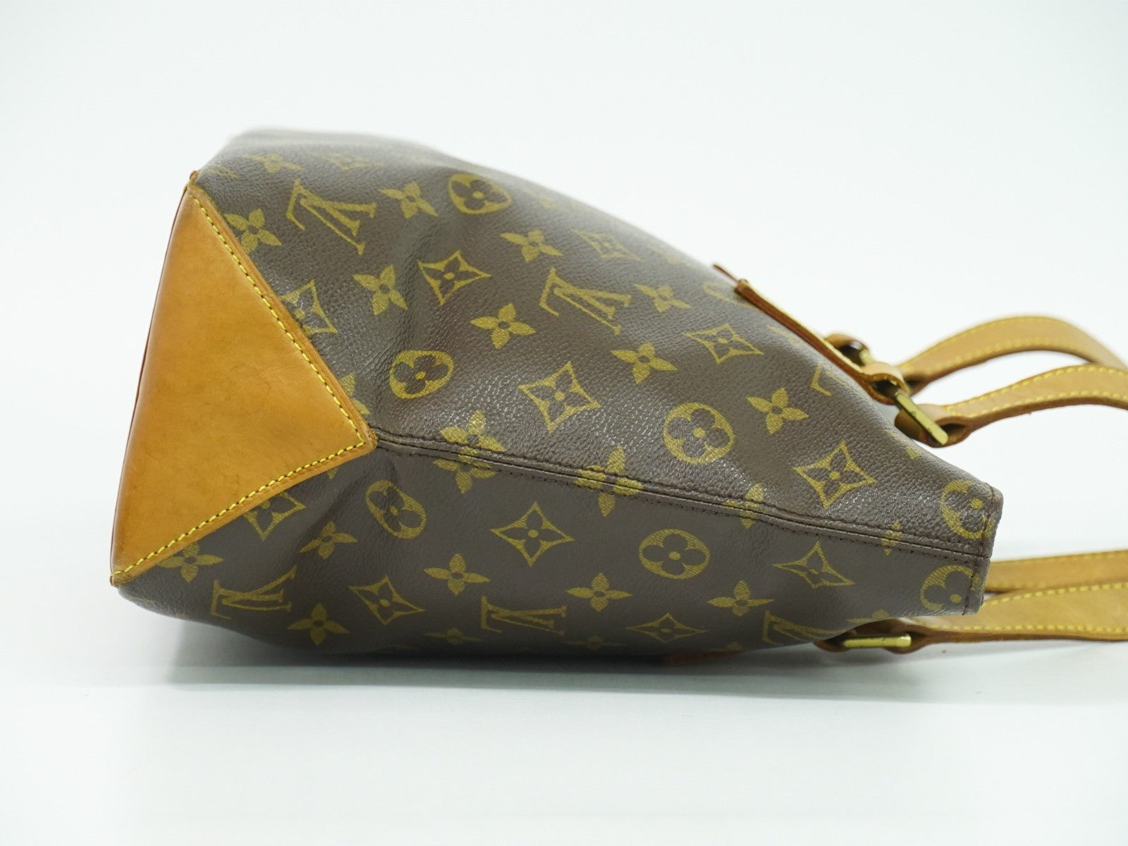 Louis Vuitton Cabas Mezzo Monogram Canvas, BROWN, CANVAS, Tote bag