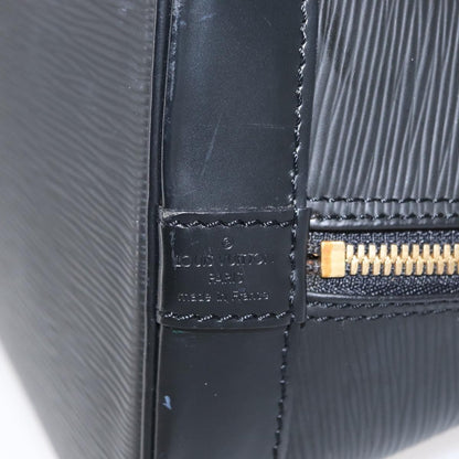 Louis Vuitton Alma Handbag Epi Leather, BLACK, LEATHER, Handbag