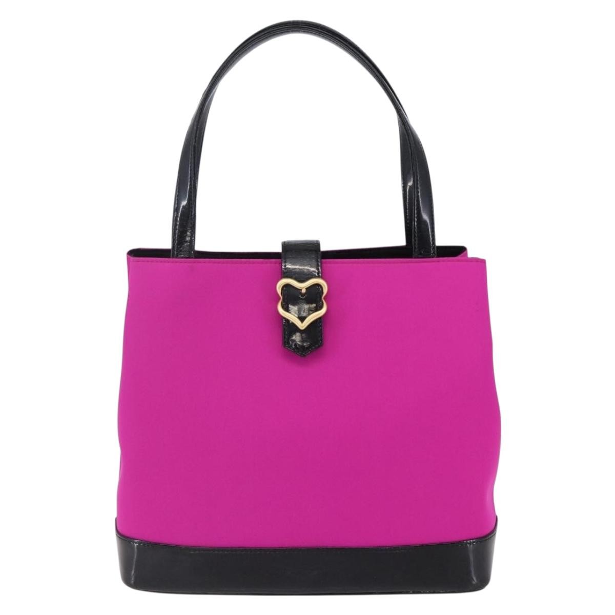 Saint Laurent Vintage Handbag Nylon, PINK, NYLON, Handbag