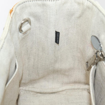 Prada Canapa Tote Rhinestone Embellished Canvas, GRAY, CANVAS, Tote bag