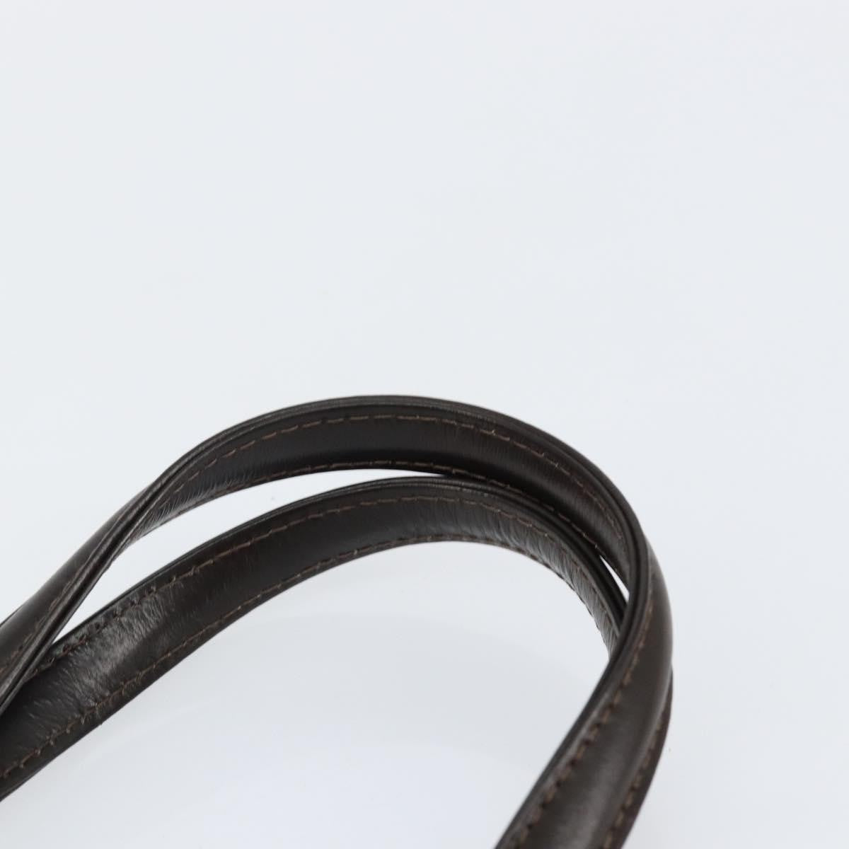 Fendi Vintage Top Handle Bag Leather, BROWN, LEATHER, Handbag