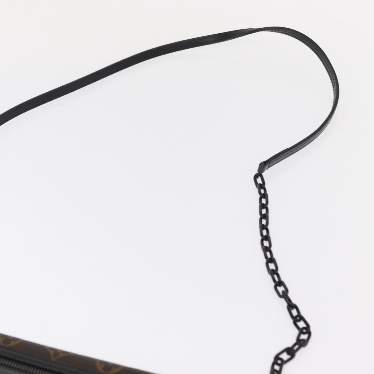 Louis Vuitton Double Flat Messenger Bag Limited Edition Logo Story Monogram Canvas and Denim, MULTICOLOUR, CANVAS, Shoulder bag