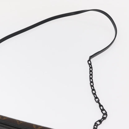 Louis Vuitton Double Flat Messenger Bag Limited Edition Logo Story Monogram Canvas and Denim, MULTICOLOUR, CANVAS, Shoulder bag