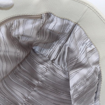 Salvatore Ferragamo Vintage Tote bag Leather, WHITE, LEATHER, Tote bag