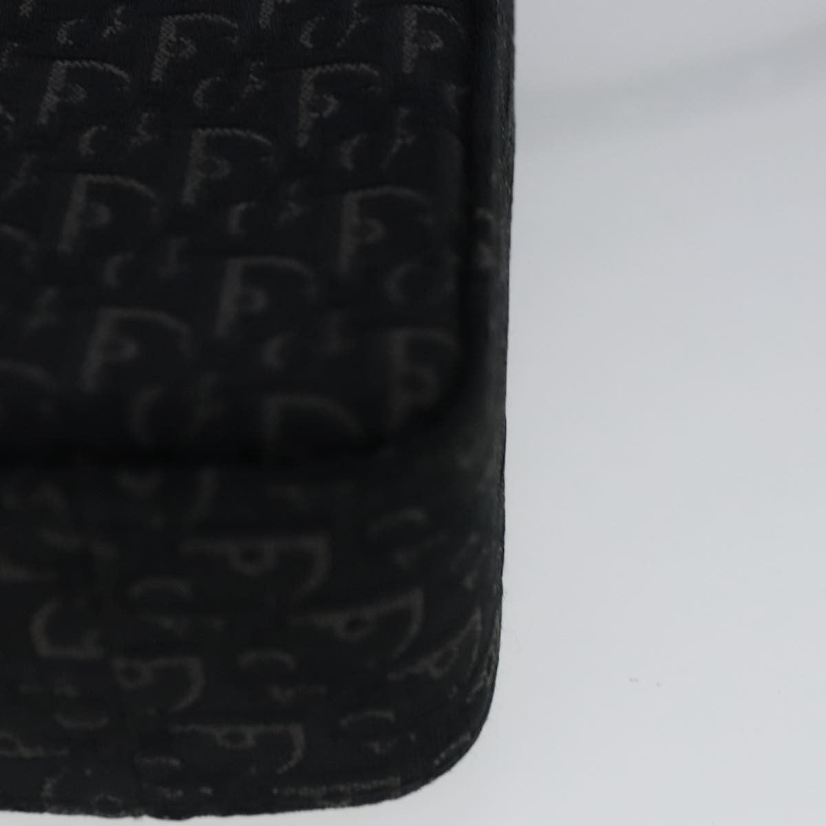 Christian Dior Vintage Trotter Pouch Diorissimo Canvas, BLACK, CANVAS, Clutche & pouche