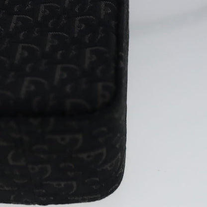 Christian Dior Vintage Trotter Pouch Diorissimo Canvas, BLACK, CANVAS, Clutche & pouche