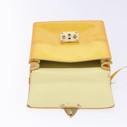 Louis Vuitton Spring Street Handbag Monogram Vernis, YELLOW, PATENT_LEATHER, Handbag