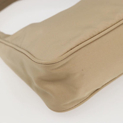 Prada Hobo Tessuto, BEIGE, NYLON, Handbag