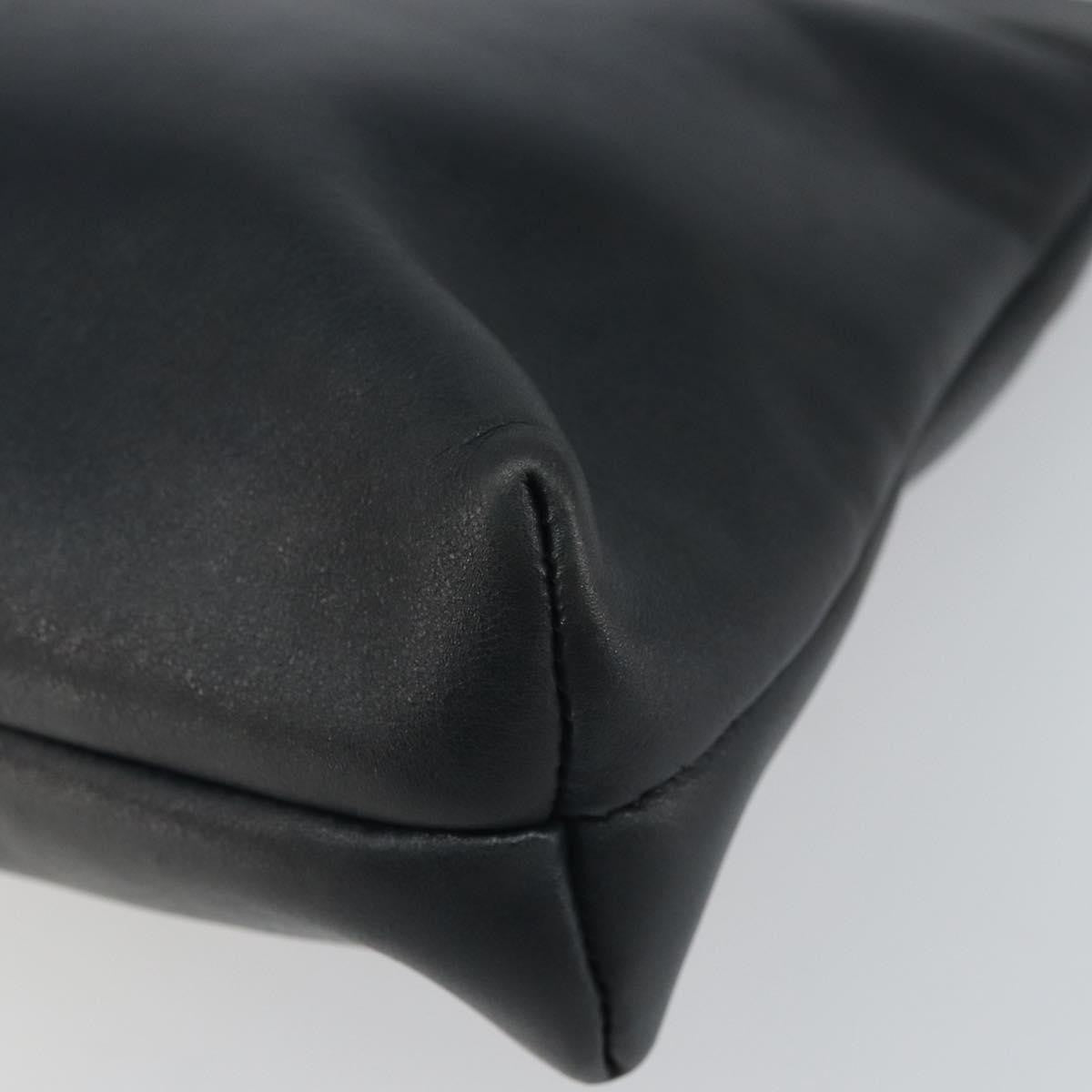 Salvatore Ferragamo Vintage Shoulder Bag Leather, BLACK, LEATHER, Shoulder bag