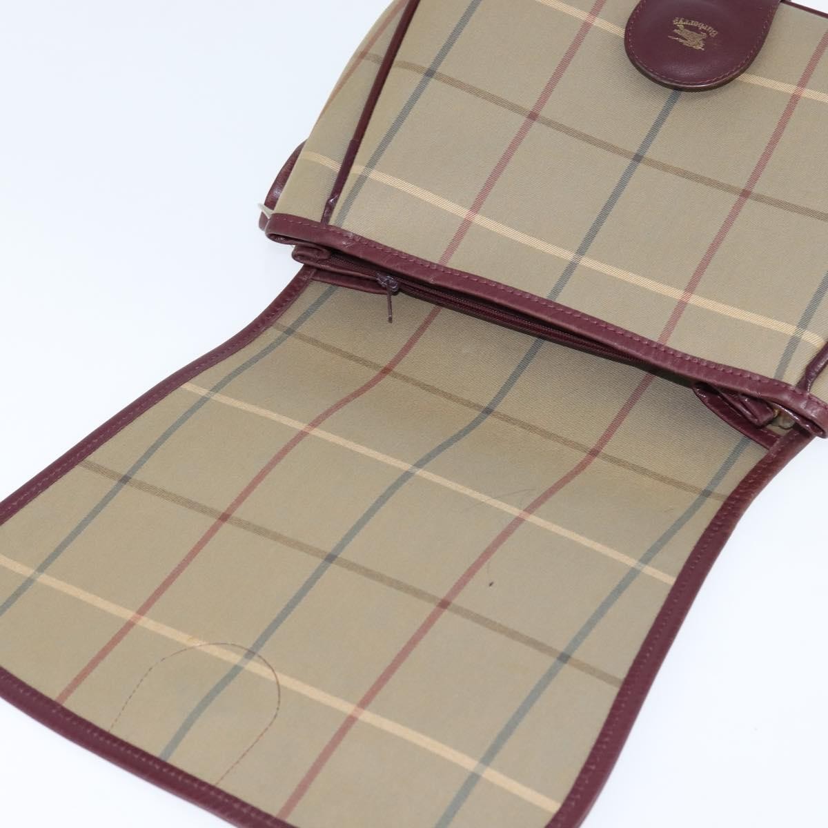 Burberry Nova check Shoulder bag Canvas, BEIGE, CANVAS, Shoulder bag