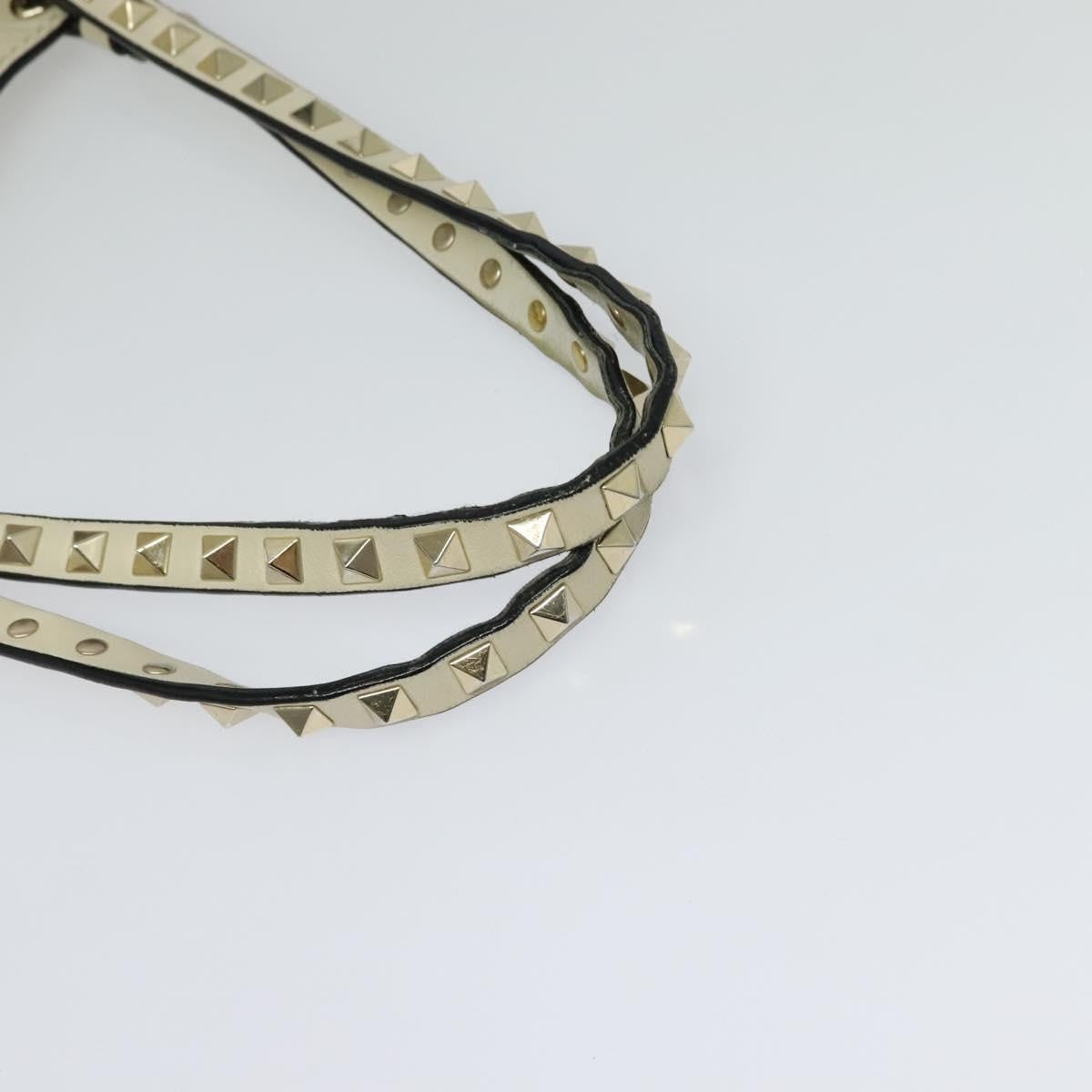 Valentino Garavani Rockstud Tote Soft Leather, WHITE, LEATHER, Tote bag