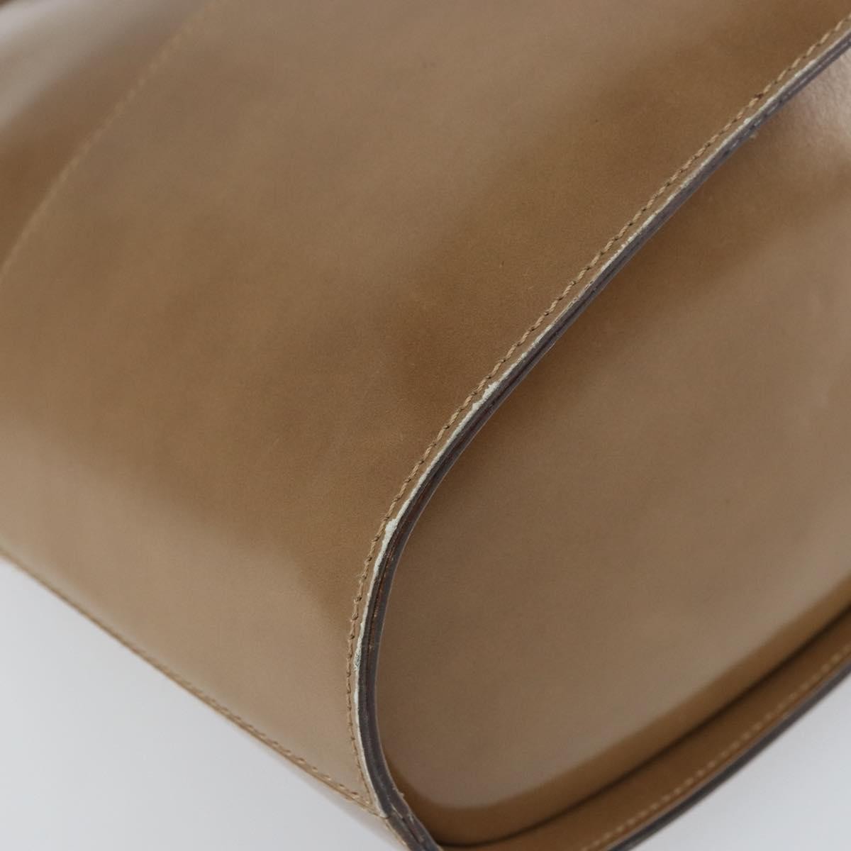 Salvatore Ferragamo Vintage Shoulder Bag Patent leather, BEIGE, PATENT_LEATHER, Shoulder bag