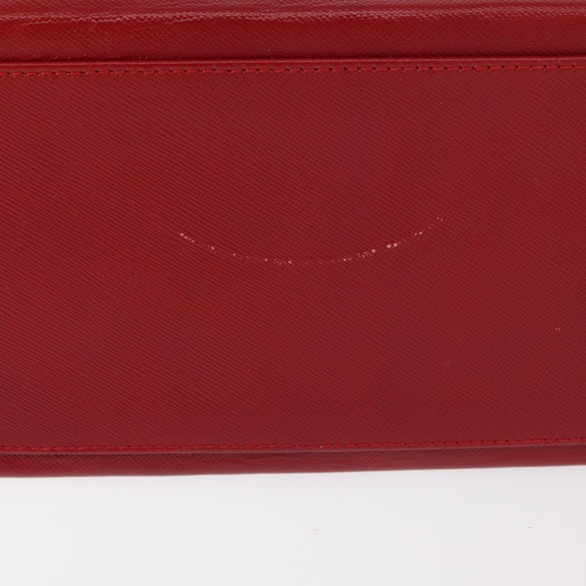 Salvatore Ferragamo Gancini handbag Leather, RED, LEATHER, Handbag