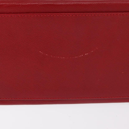 Salvatore Ferragamo Gancini handbag Leather, RED, LEATHER, Handbag