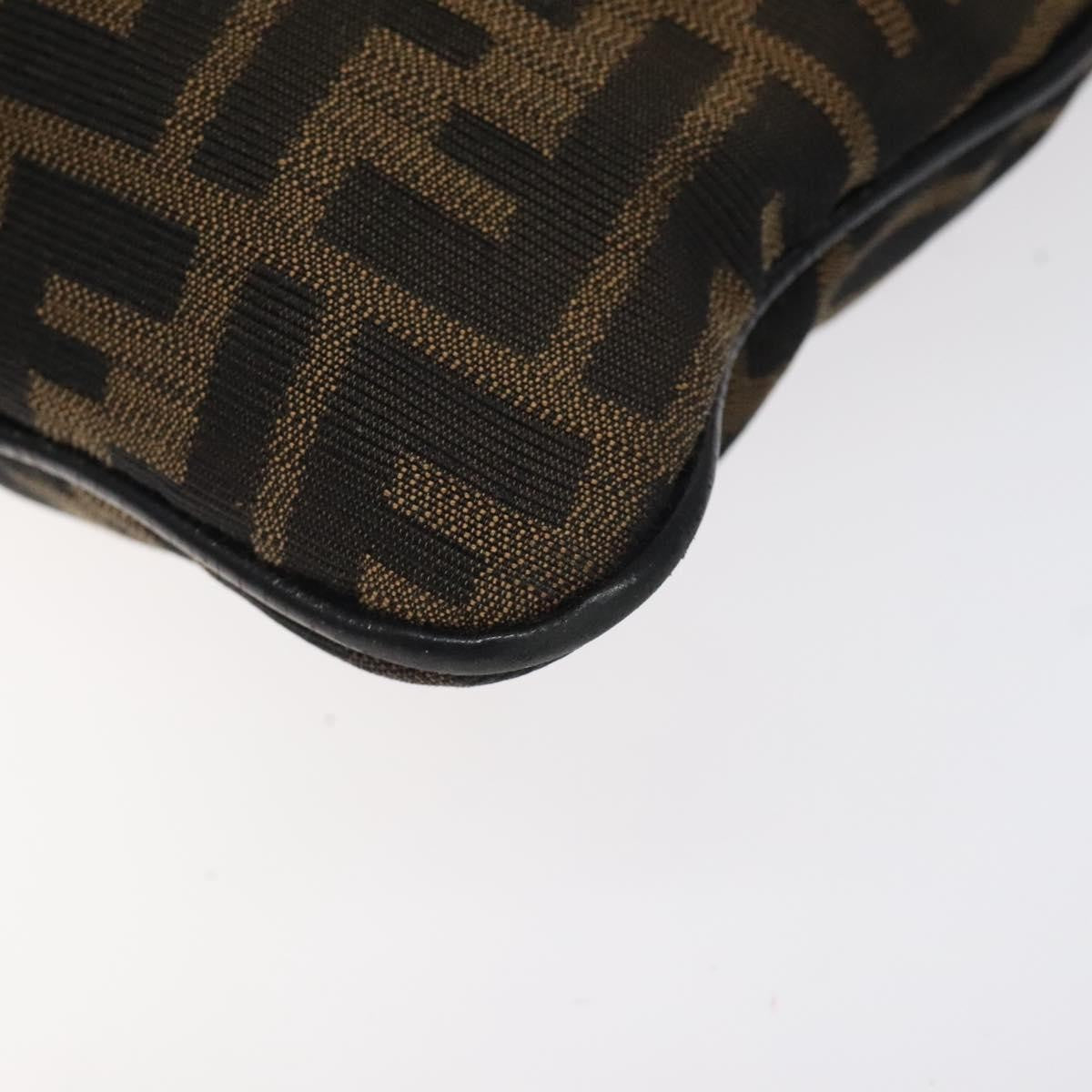 Fendi Chef Zip Crossbody Bag Zucca Canvas, BROWN, CANVAS, Crossbody bag