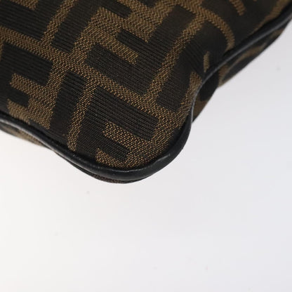 Fendi Chef Zip Crossbody Bag Zucca Canvas, BROWN, CANVAS, Crossbody bag